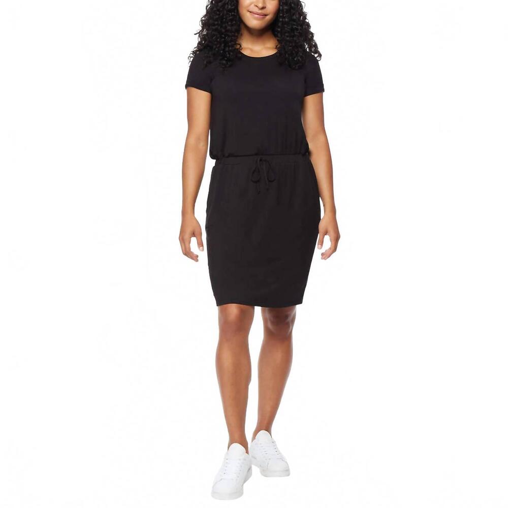 NEW 32 DEGREES women's soft lux dress in black